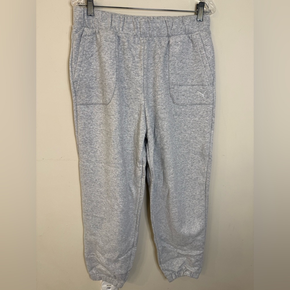 Puma Gray Track Pants RUNS BIG